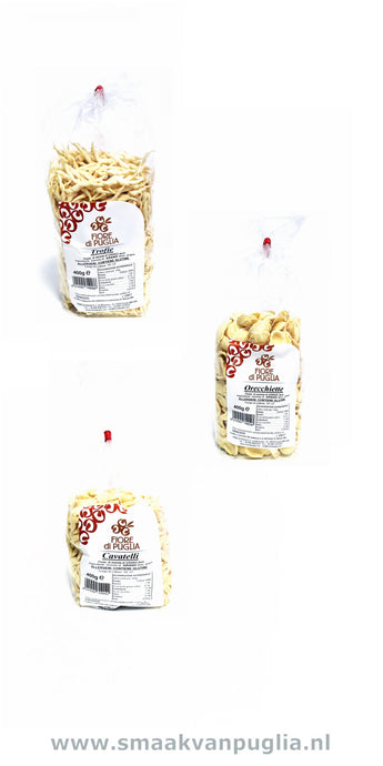 pasta FIORE DI PUGLIA COMBIPAKKET (3 soorten)