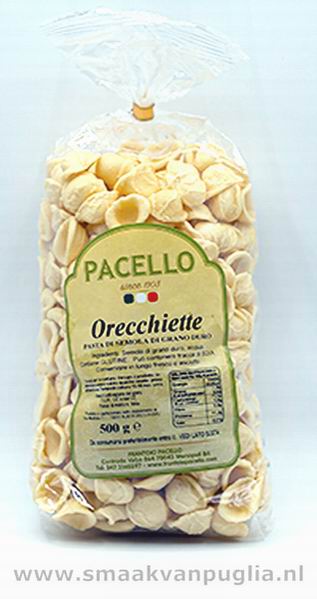 pasta ORECCHIETTE PACELLO grano duro (500 gram)